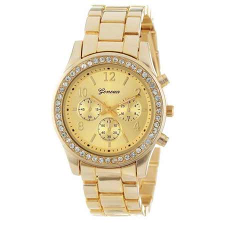Hodinky Geneva - farba zlatá