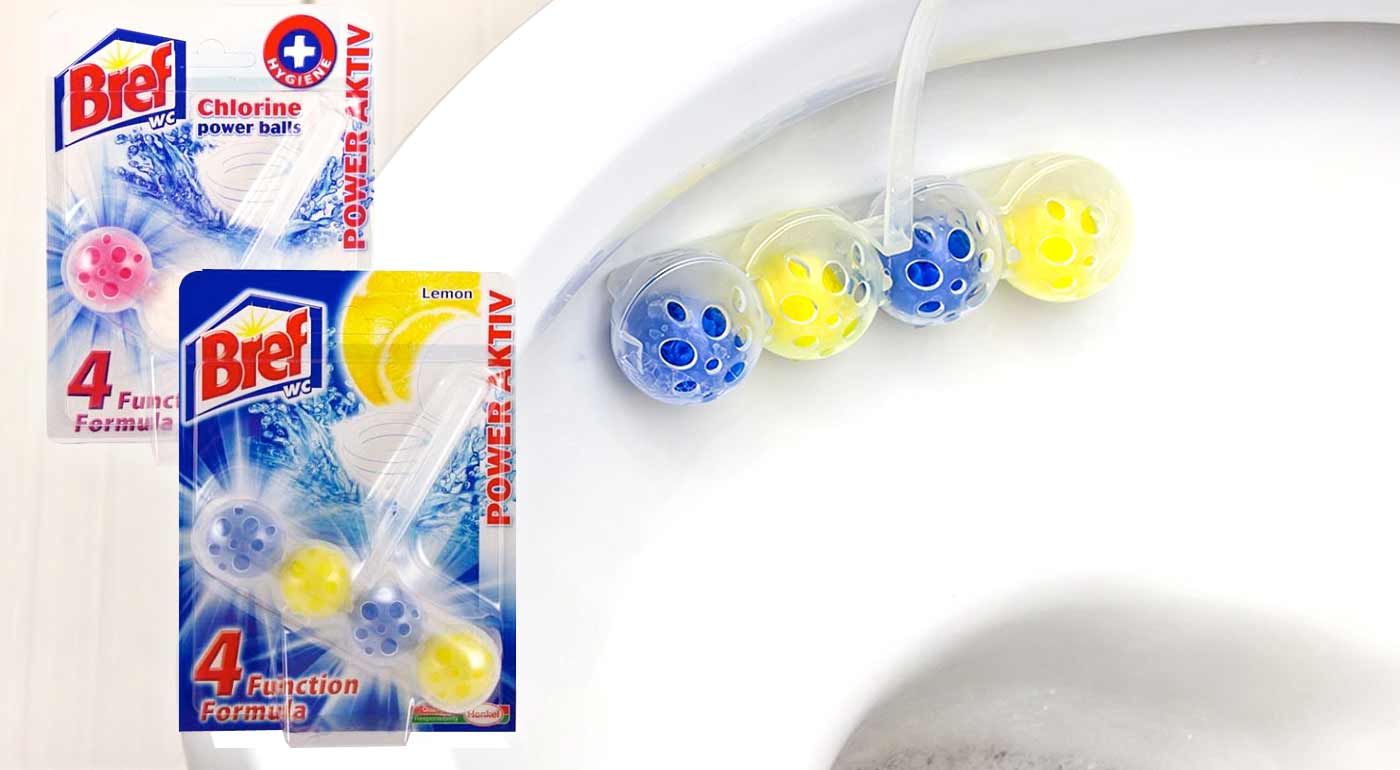 Výhodné balenia WC blokov Bref Power Aktiv