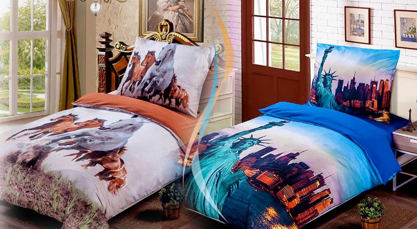 3D obliečky v žiarivých farbách