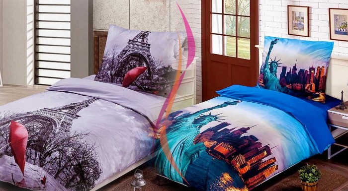 3D obliečky v žiarivých farbách