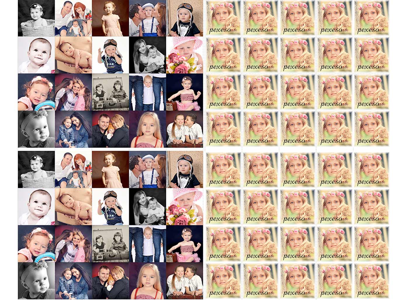 Pexeso s vlastnou fotografiou (24 párov)