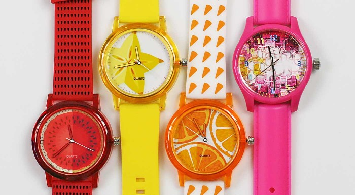 Svieže hodinky pre dámy vo výrazných farbách