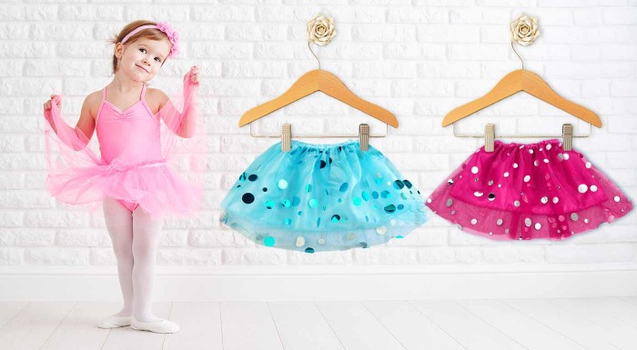 Krásne farebné sukničky pre mladé slečny