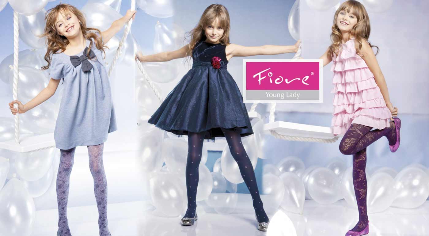 Vzorované pančušky pre malé slečny