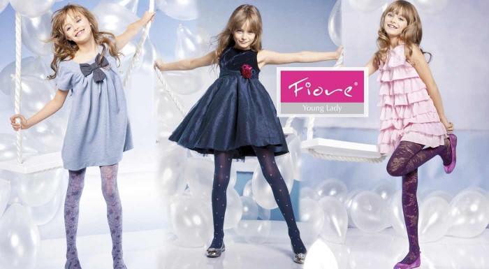 Vzorované pančušky pre malé slečny