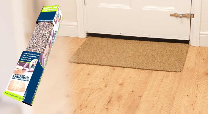 Absorpčná rohožka pre čisté podlahy