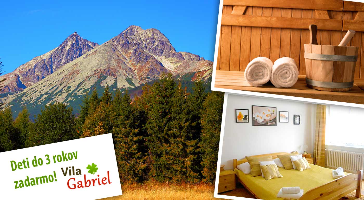 Skvelý oddych v Tatrách so saunou a masážou