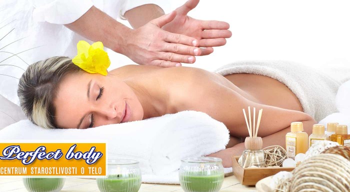 Masáž chrbta alebo celého tela v Perfect Body
