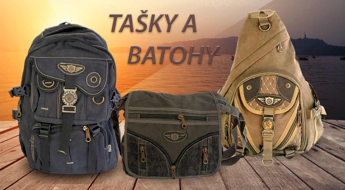 Batohy a tašky s vojenským vzorom