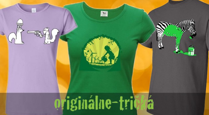 Kvalitné dámske a pánske tričká s trendy potlačou. 