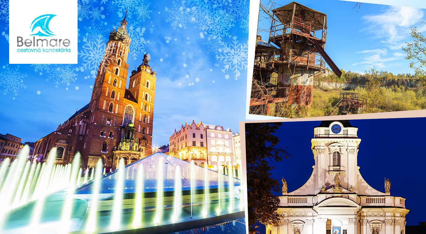 Advent v Krakowe s návštevou Schindlerovej továrne