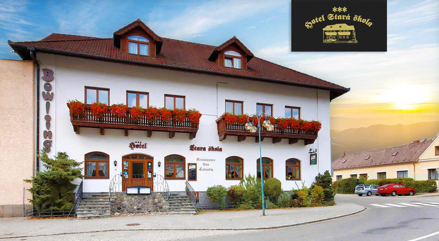 Moravský kras ako na dlani v hoteli Stará Škola***