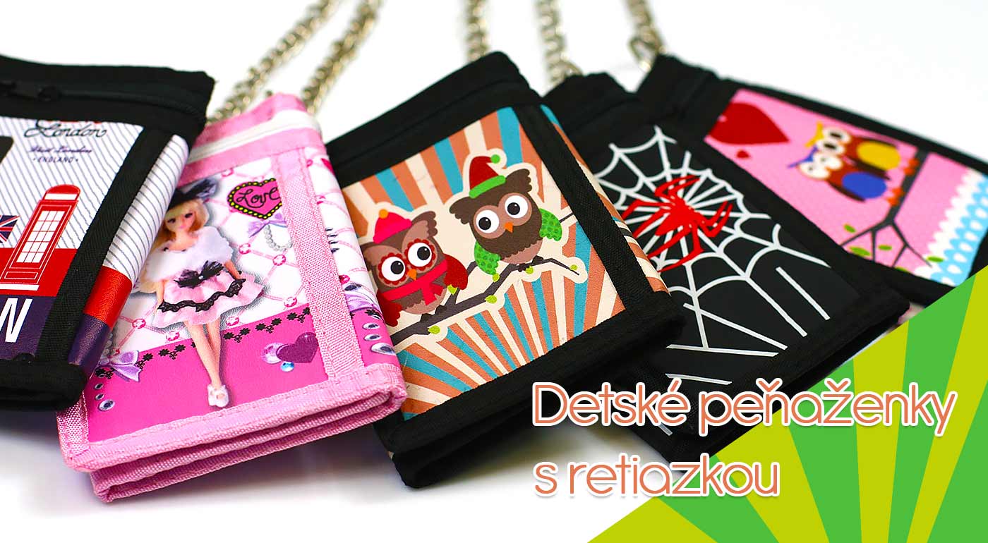 Peňaženky pre chlapcov i dievčatá