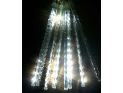 Dekoračné LED osvetlenie v tvare cencúľov biele