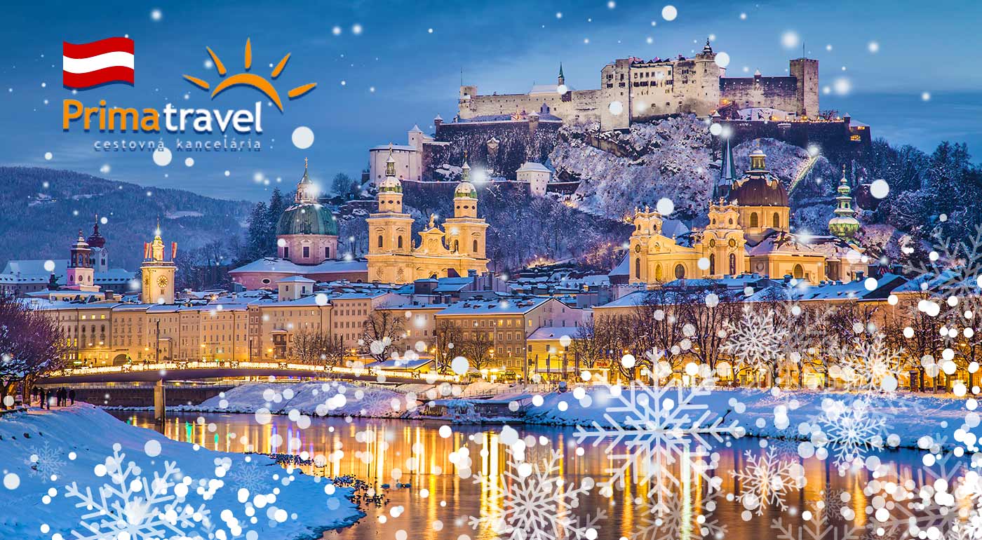 Adventný Salzburg a plavba po jazere Wolfgangsee