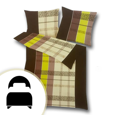 Obliečky pre jednolôžko - model D kárované