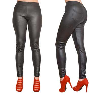 Bambusové termo nohavice lesklé