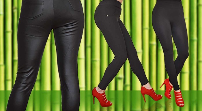 Nohavice alebo hrejivé legíny z bambusového vlákna