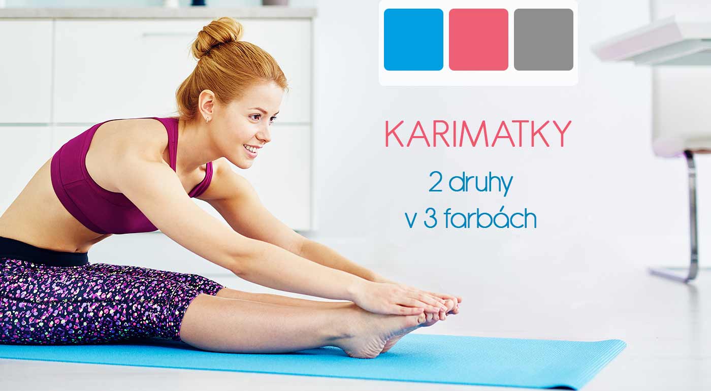 Karimatky na cvičenie s praktickou taškou