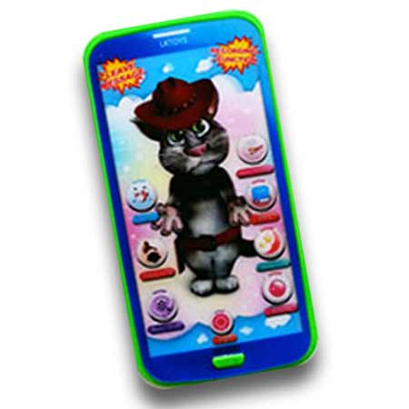 Detský mobilný telefón na výučbu angličtiny Talking Tom