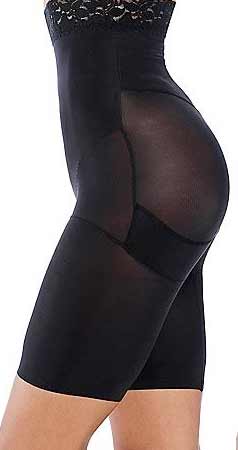 Zoštíhľujúca bielizeň Slim Lift s krajkou čierna