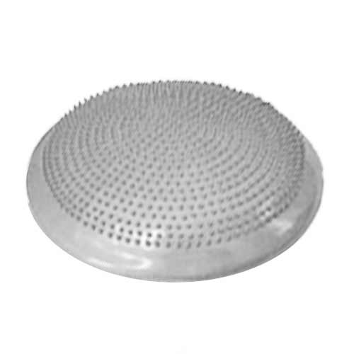 Masážny a balančný DISK 33 cm, farba strieborná + ihla na nafukovanie
