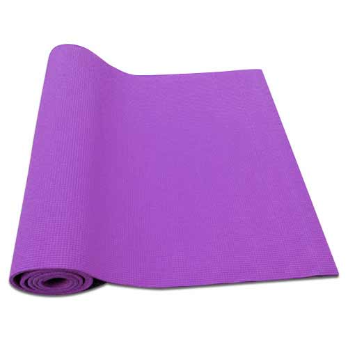 Podložka na cvičenie vrátane obalu, farba fialová