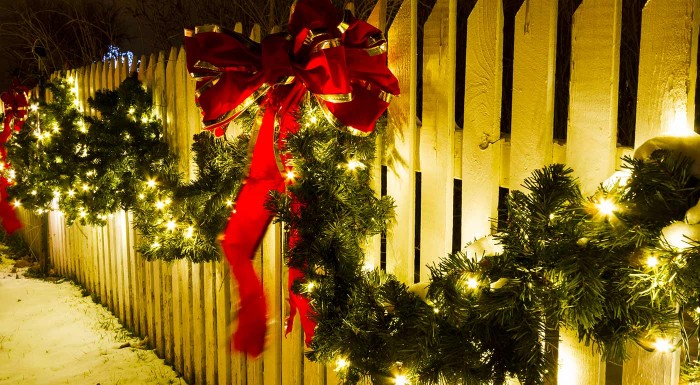 Vianočné LED osvetlenie na baterky