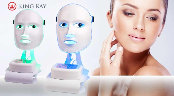 Omladzujúca fotónová maska s LED diódami