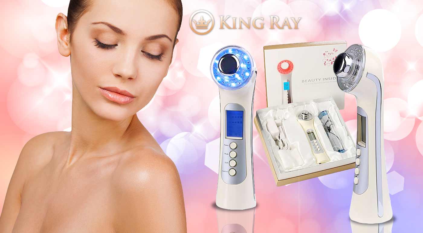 Žehlička na pleť 5v1