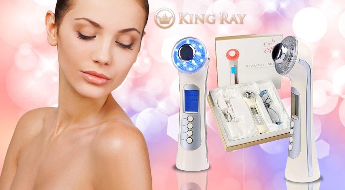 Žehlička na pleť 5v1