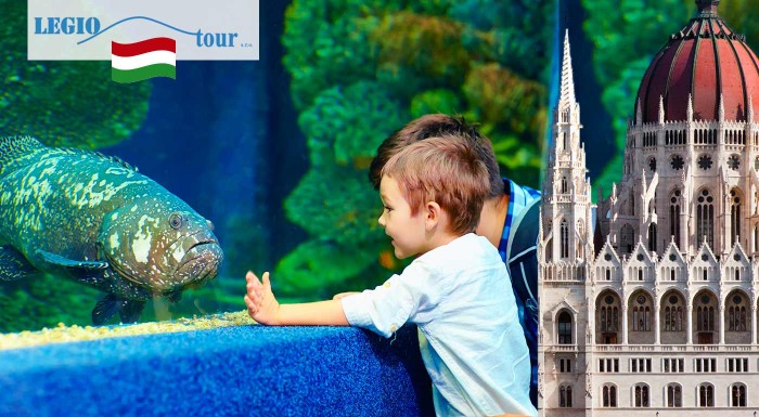 Tropicarium Budapešť a prehliadka mesta