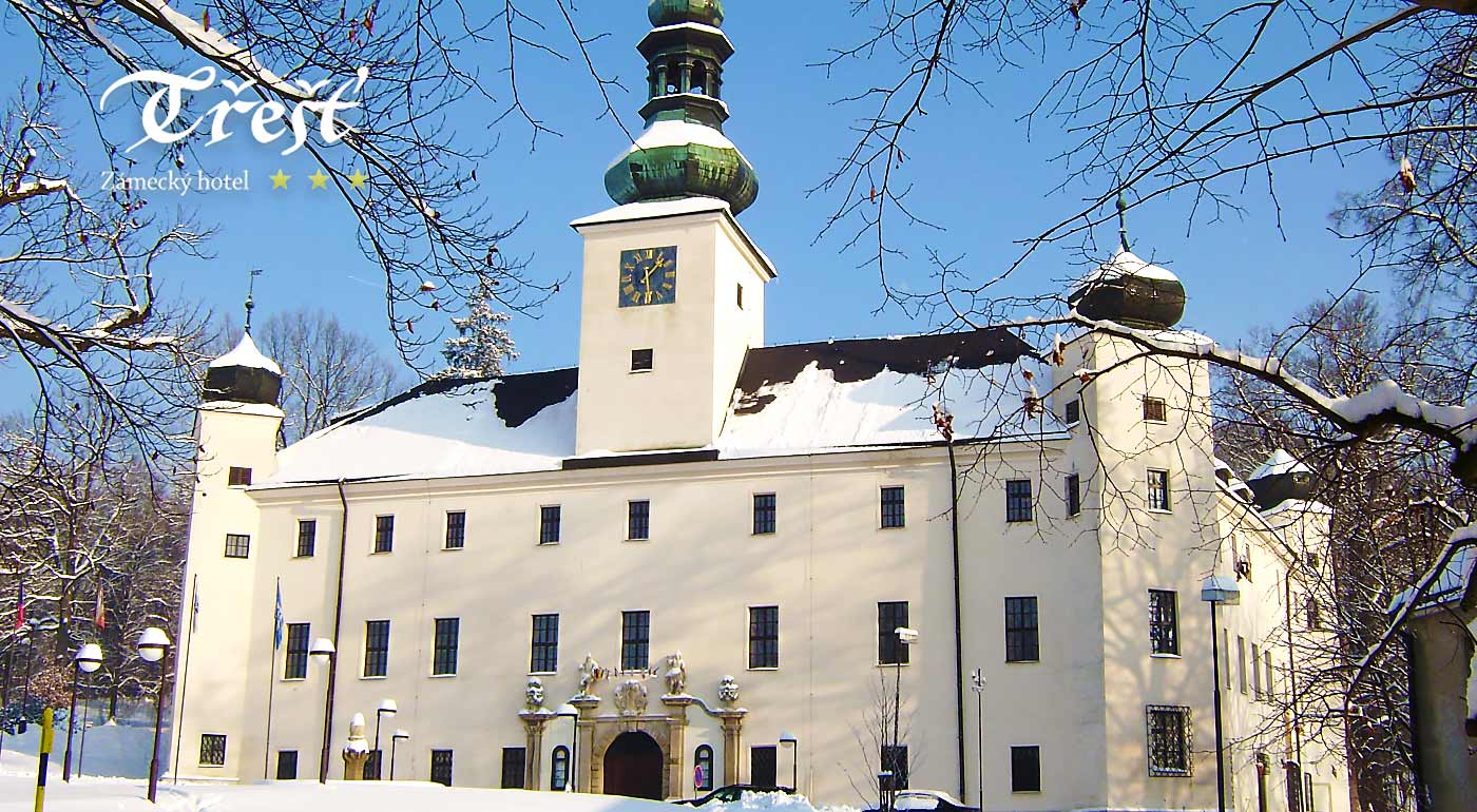 Zámocký Hotel Třešť so vstupom do Vodného Raja