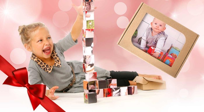 Detské kocky s fotopotlačou v darčekovej krabičke