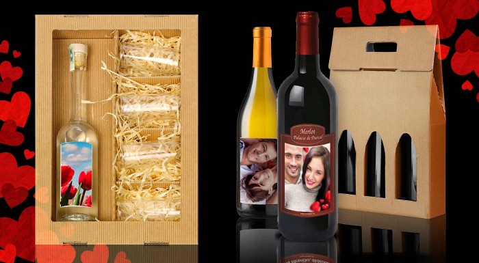 Víno alebo višňovica s vlastnou potlačou