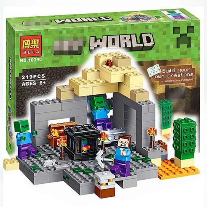 Stavebnica Bela Minecraft - 219 dielikov