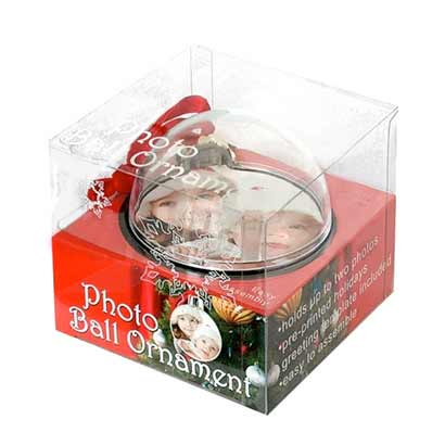 Vianočná guľa s vlastnou fotografiou