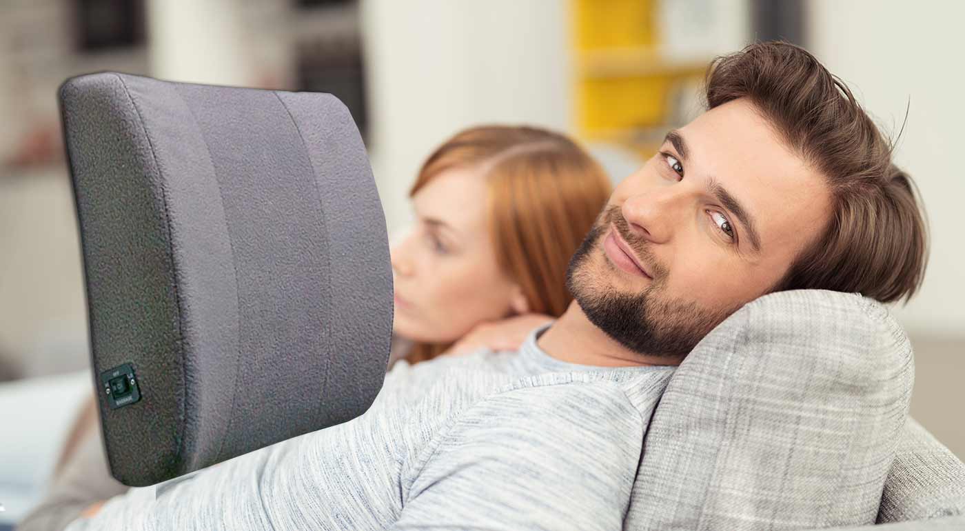 Bezdrôtová masážna chrbtová opierka