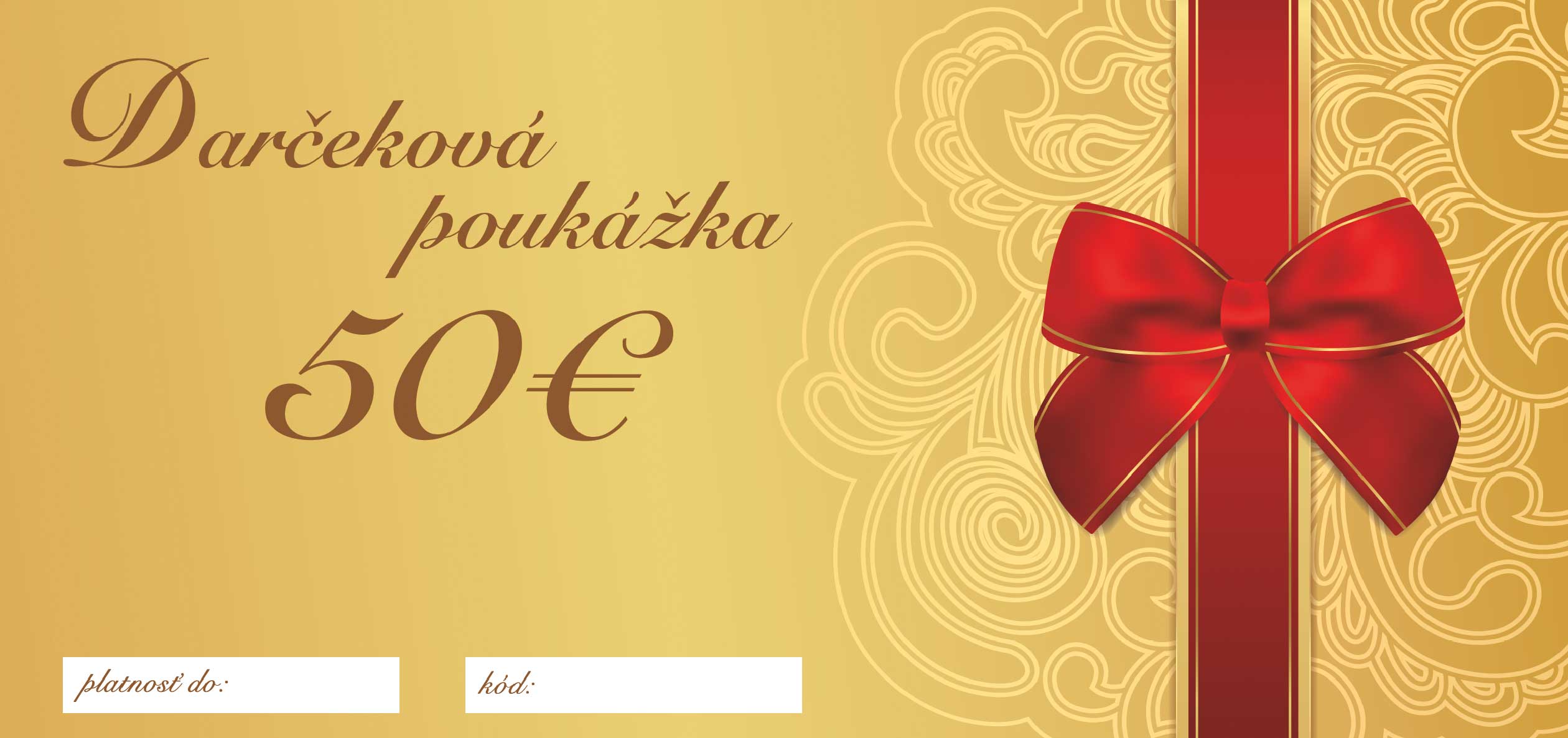 Darčeková poukážka na nákup na SetriZa3.sk v hodnote 50 €