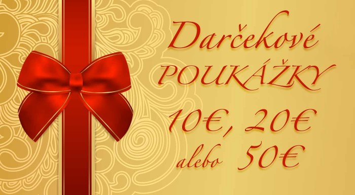 Darčekové poukážky na nákup na SetriZa3.sk