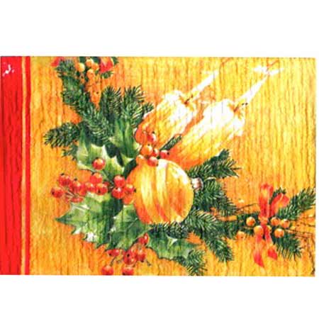 Ručne vyrábaný vianočný pozdrav od zdravotne postihnutých detí  - motív 11