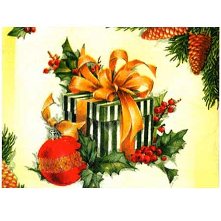 Ručne vyrábaný vianočný pozdrav od zdravotne postihnutých detí  - motív 15