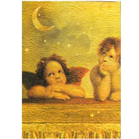 Ručne vyrábaný vianočný pozdrav od zdravotne postihnutých detí  - motív 3