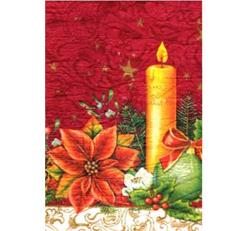 Ručne vyrábaný vianočný pozdrav od zdravotne postihnutých detí  - motív 6