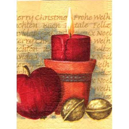 Ručne vyrábaný vianočný pozdrav od zdravotne postihnutých detí  - motív 7