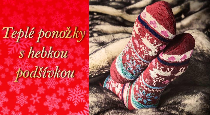 Hrubé dámske ponožky z bambusového vlákna