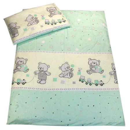 Komplet do postieľky K2 - obliečka na vankúš + obliečka na paplón MODEL 4