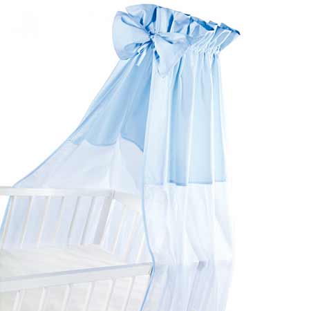 Baldachýn sieťovaný modrý