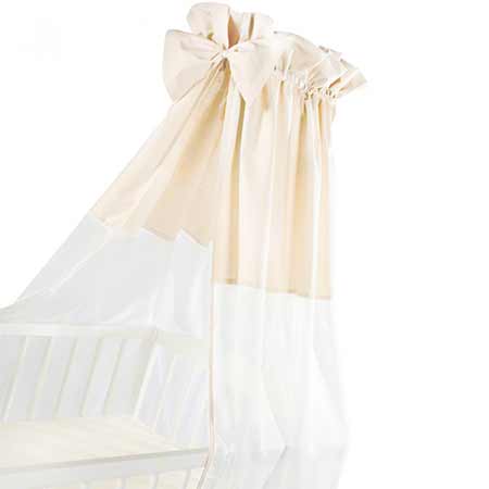 Baldachýn sieťovaný béžový