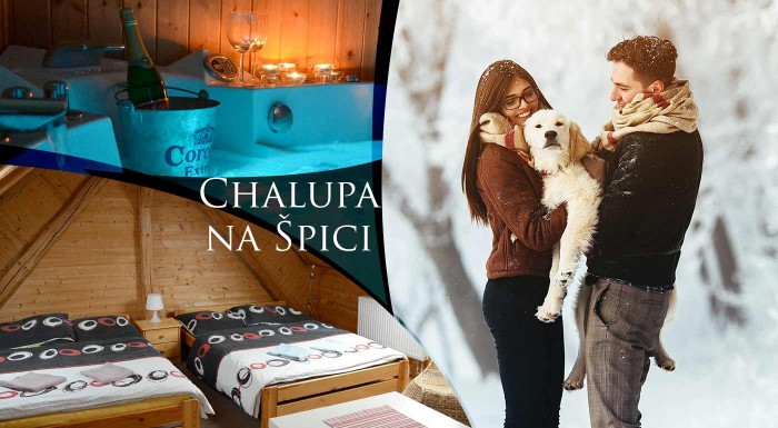 Zimná lyžovačka v Chalupe na Špici v Česku